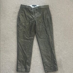 Women’s banana republic gold and black metallic Pants